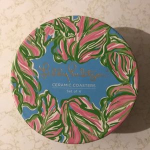 New Lilly Pulitzer Set of 4 Coasters